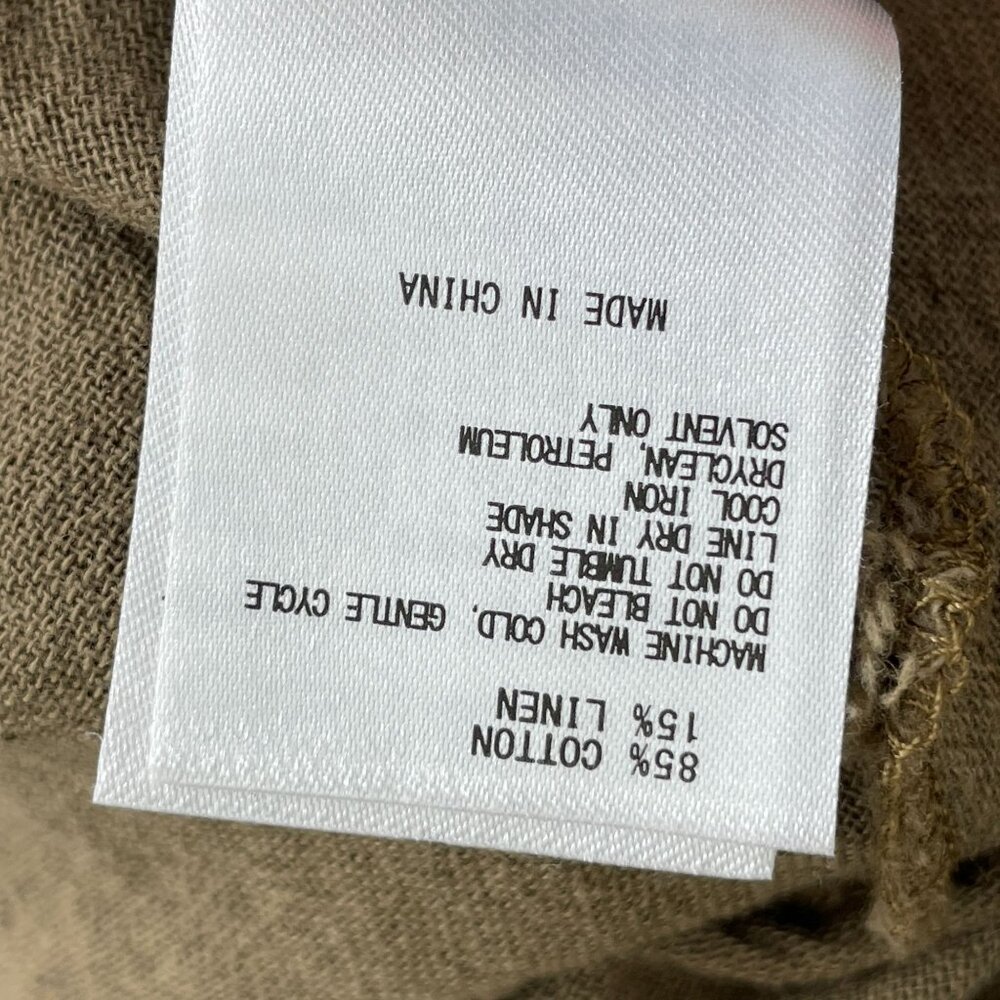 Samansa Mos2 Womens OS Button Up Long Dress Cotton Linen Minimalist Lagenlook - Picture 4 of 9